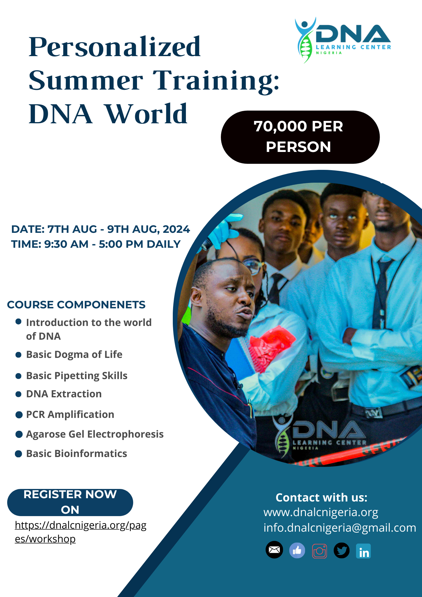 Personalized Summer Training: DNA World