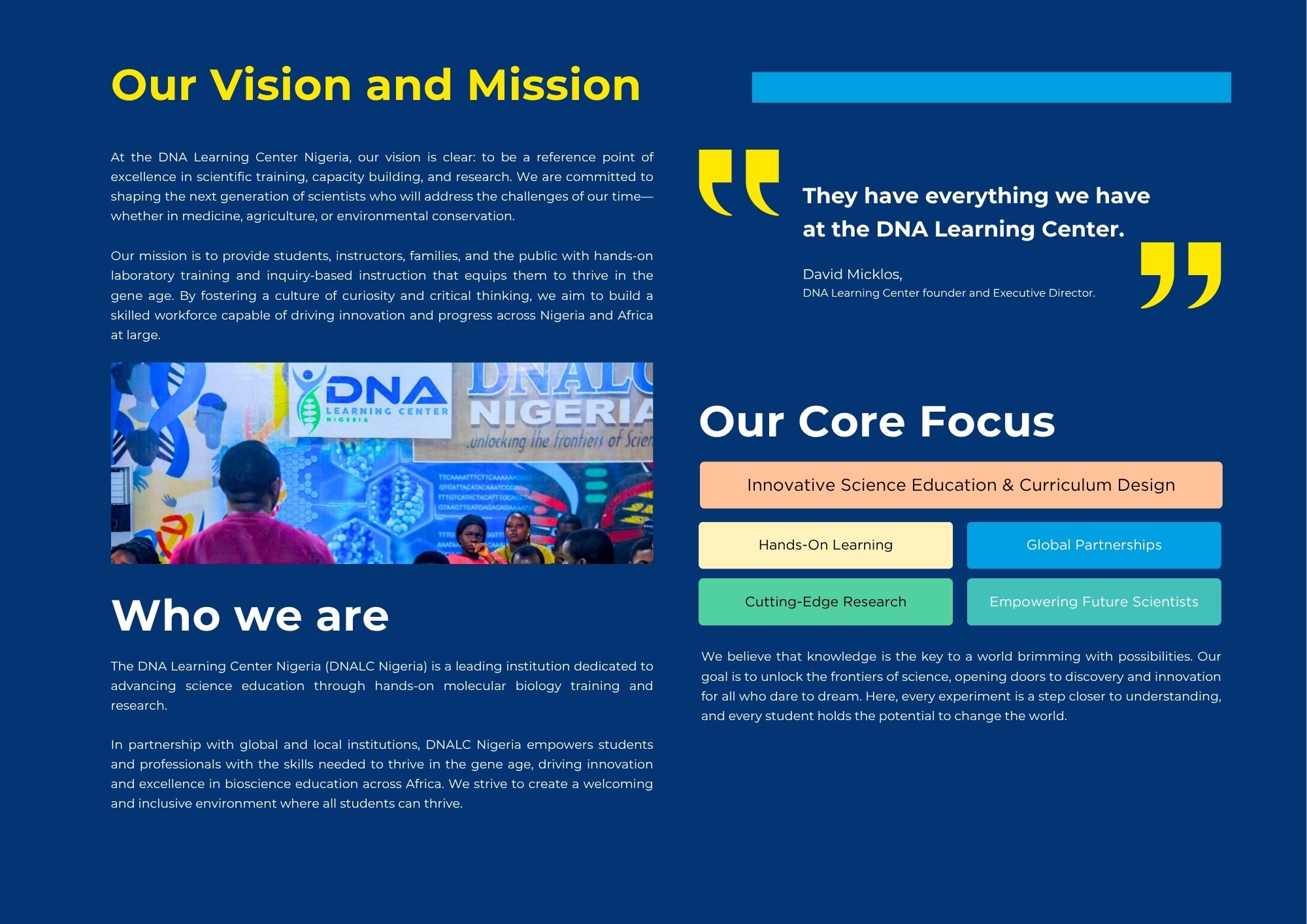 DNALC BROCHURE (2025) DNALC BROCHURE (2025)